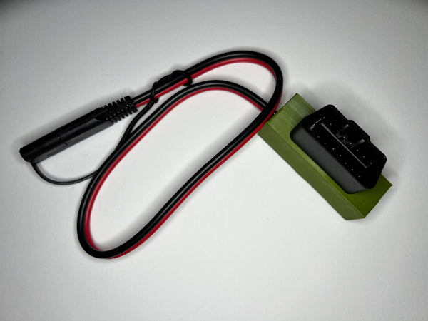 A00400 Cable, Power Cable from Car Battery to SAE/2P Plug, for Data Ra –  JEOC Surveying Accessories