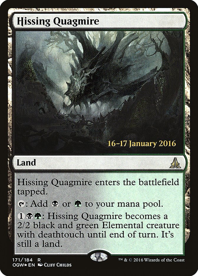 Hissing Quagmire [Oath of the Gatewatch Prerelease Promos] | Ghost Quarter Games