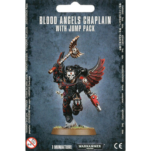 Warhammer 40k Blood Angels Chaplain With Jump Pack Ghost Quarter Games