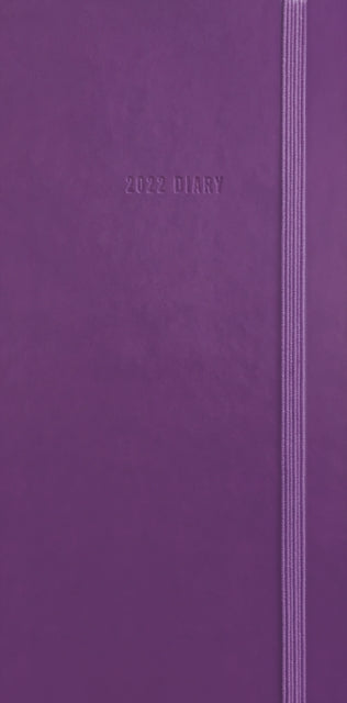 Fashion Diary Purple Soft Touch Slim Diary 2022