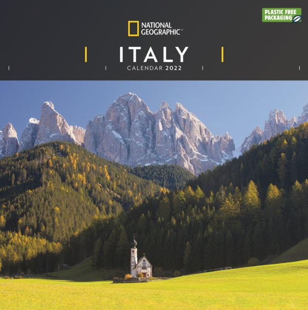Italy National Geographic Square Wall Calendar 2022