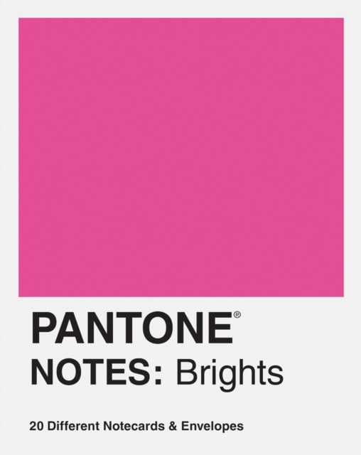 Pantone Notes: 20 Different Notecards & Envelopes