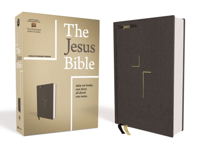 Jesus Bible, ESV Edition, Cloth over Board, Gray