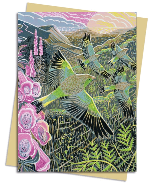 Annie Soudain: Foxgloves and Finches Greeting Card Pack: Pack of 6