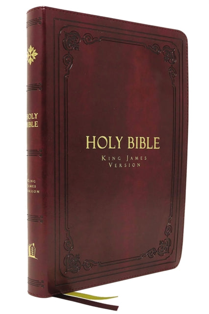 KJV, Thinline Bible, Large Print, Vintage Series, Leathersoft, Burgundy, Red Letter, Comfort Print: Holy Bible, King James Version