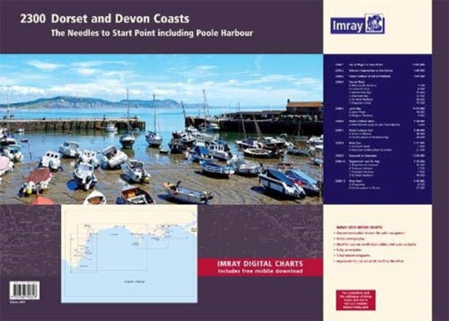Imray 2300 Chart Atlas: Dorset and Devon Coasts Chart Pack