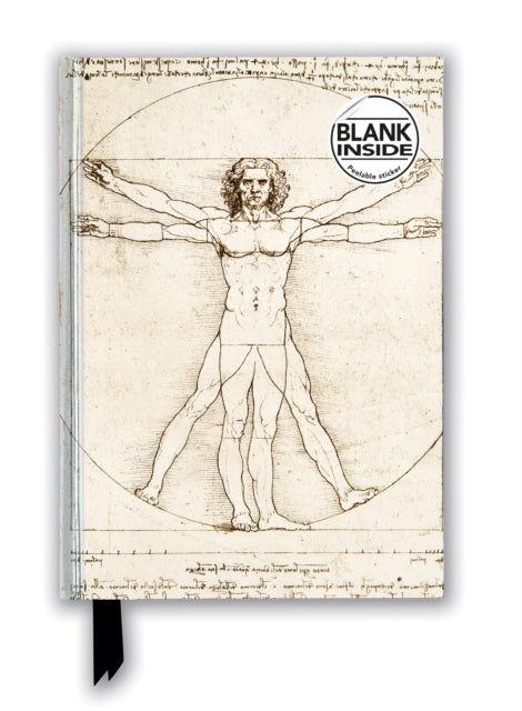 Leonardo da Vinci: Vitruvian Man (Foiled Blank Journal)