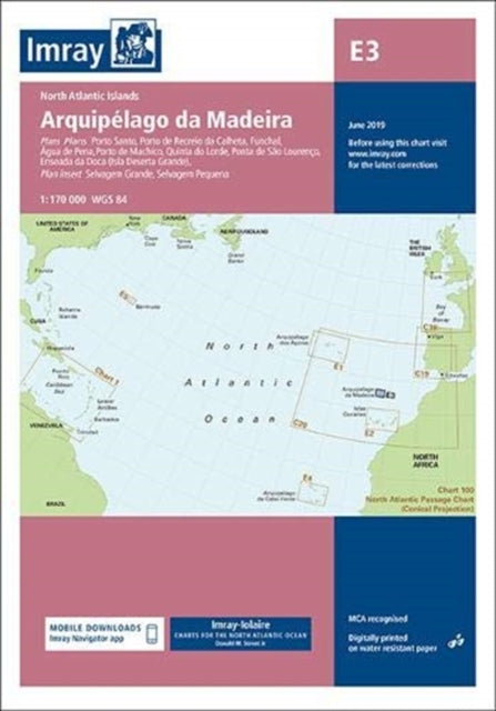 Imray Chart E3: Arquipelago da Madeira