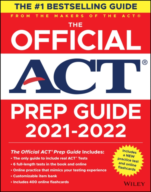 Official ACT Prep Guide 2021-2022: (Book + 6 Practice Tests + Bonus Online Content)