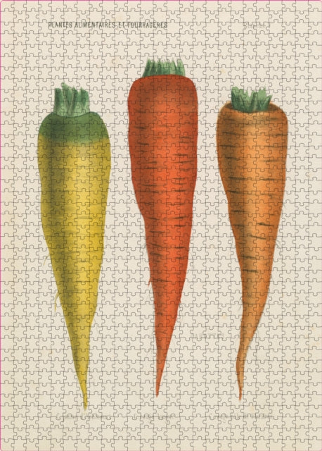 John Derian Paper Goods: Three Carrots 1,000-Piece Puzzle