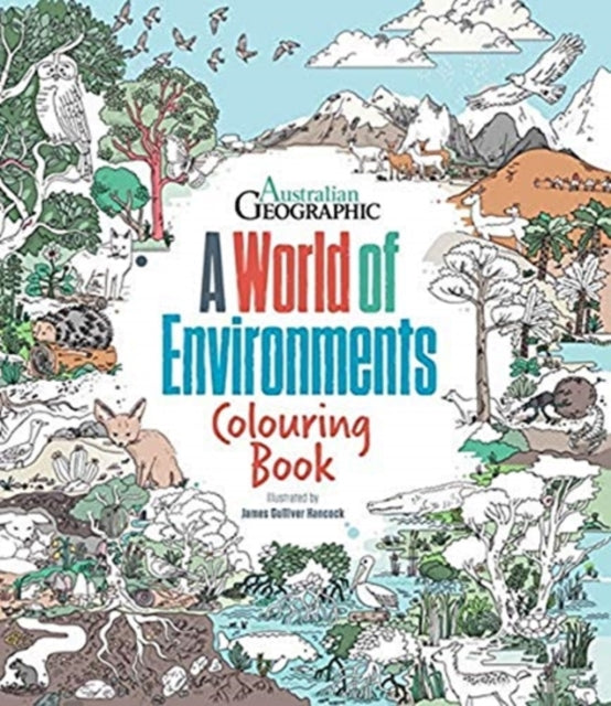 World Of Environments: Colouring Book