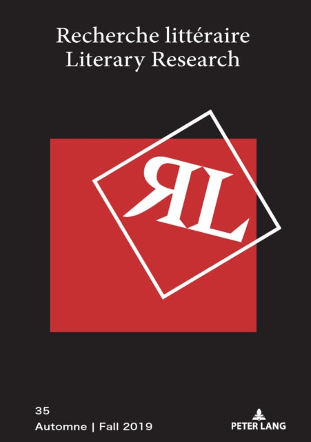 Recherche litteraire/Literary Research: Fall 2019
