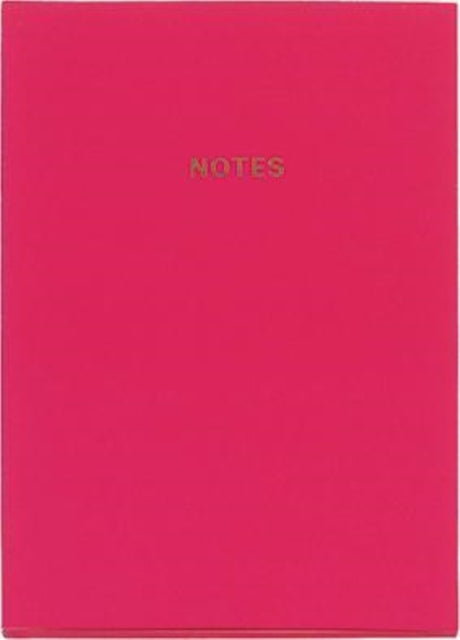 Colourblock A5 Notebook Cerise Pink