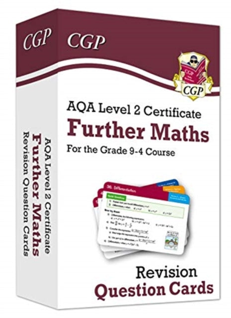 New AQA Level 2 Certificate: Further Maths - Revision Question Cards