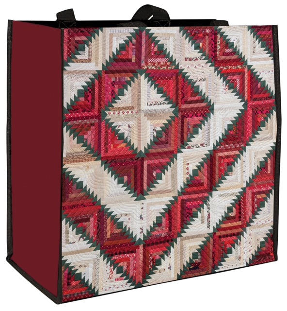 Carolie Hensley's Holiday Log Cabin Eco Tote