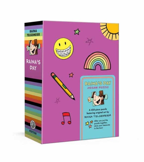 Raina's Day Jigsaw Puzzle: A 450-Piece Puzzle Featuring Original Art by Raina Telgemeier: Jigsaw Puzzles for Kids