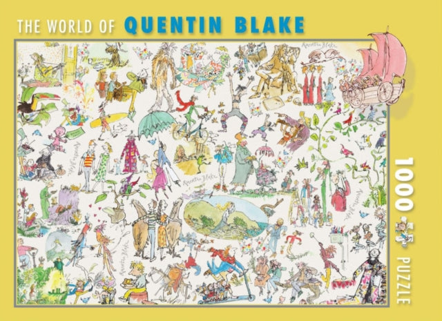 World of Quentin Blake 1000 Piece Jigsaw Puzzle