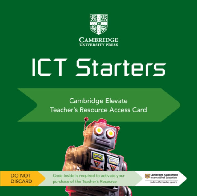 Cambridge ICT Starters Cambridge Elevate Teacher's Resource Access Card