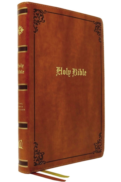 KJV, Thinline Bible, Large Print, Vintage Series, Leathersoft, Tan, Red Letter, Comfort Print: Holy Bible, King James Version