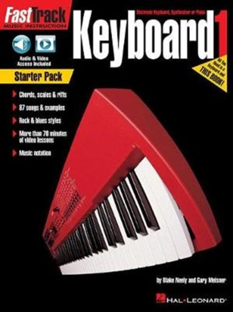 Fasttrack Keyboard - Book 1 Starter Pack: Includes Method Book with Audio & Video Online