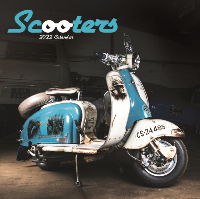 Scooters Square Wall Calendar 2022