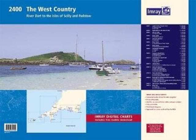 Imray 2400 West Country Chart Atlas: River Dart to the Isles of Scilly and Padstow