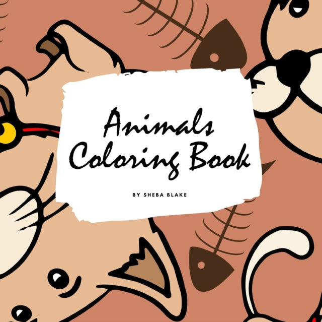 Animals Coloring Book for Children (8.5x8.5 Coloring Book / Activity Book)