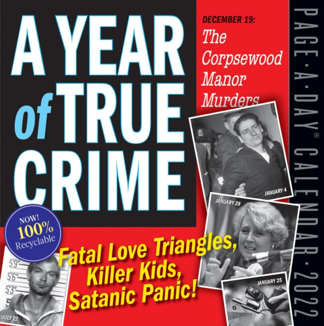 Year of True Crime Page-A-Day Calendar 2022