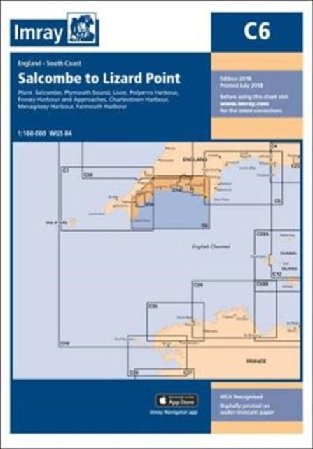 Imray Chart C6: Salcombe to Lizard Point