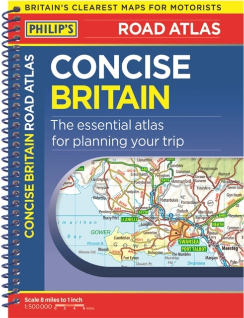 Philip's Concise Atlas Britain: Spiral A5