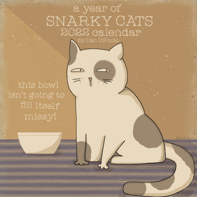 Year of Snarky Cats 2022 Wall Calendar