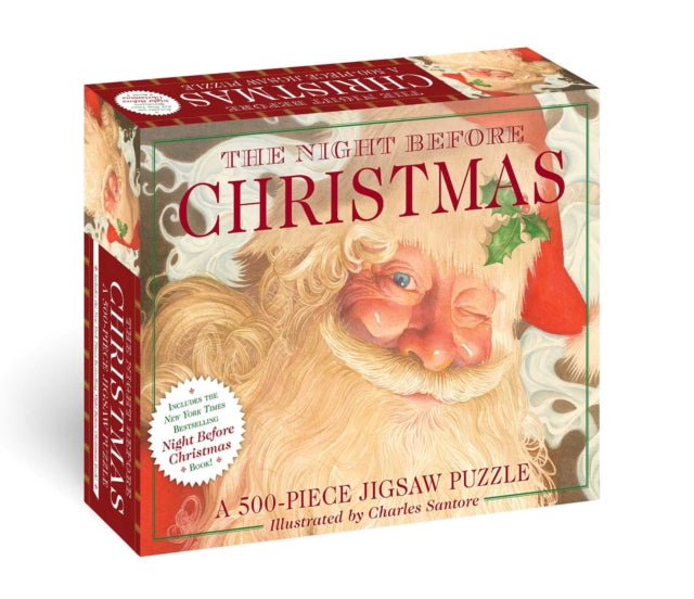 Night Before Christmas: 550-Piece Jigsaw Puzzle & Book: A 550-Piece Family Jigsaw Puzzle Featuring The Night Before Christmas!