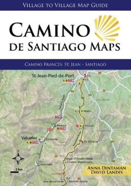 Camino de Santiago Maps: Camino Frances: St. Jean - Santiago