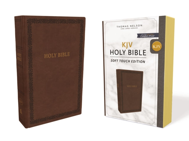 KJV, Holy Bible, Soft Touch Edition, Leathersoft, Brown, Comfort Print: Holy Bible, King James Version