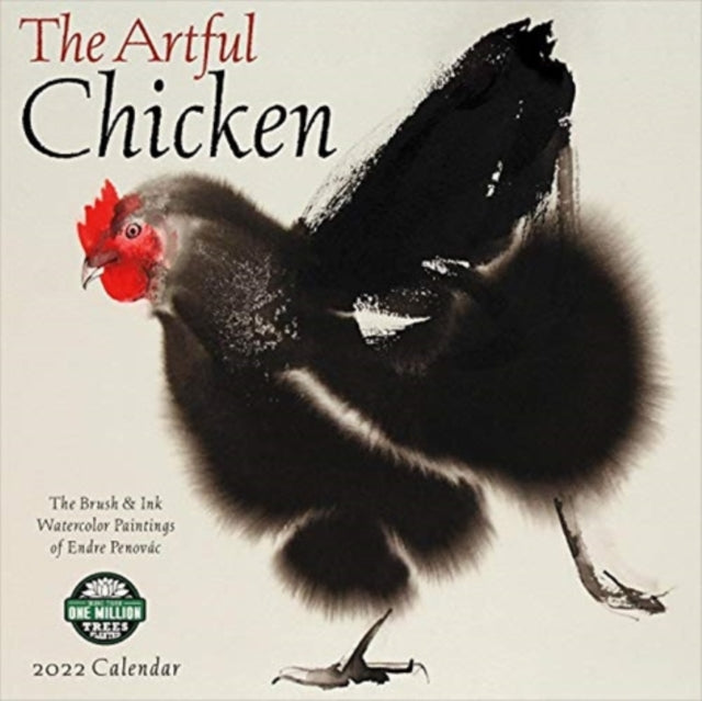 ARTFUL CHICKEN SQUARE WALL CALENDAR 2022