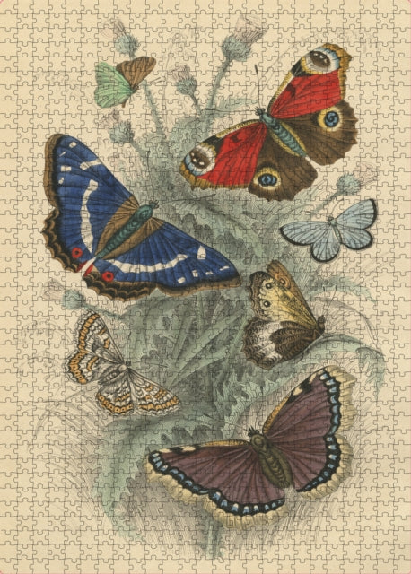 John Derian Paper Goods: Dancing Butterflies 750-Piece Puzzle: 750-Piece Puzzle
