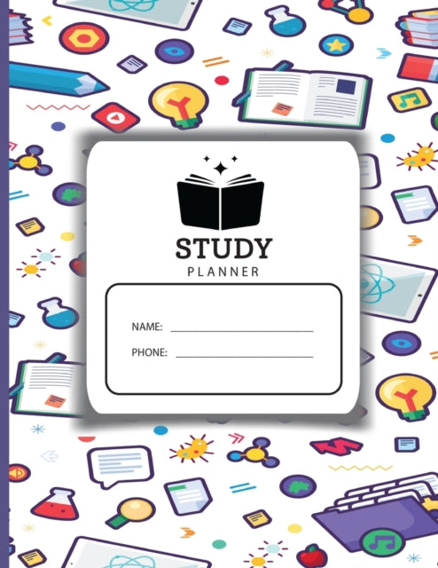 Academic Planner for Students: Study Planner Elementary Scheduling for Students, Highschool, College and Faculty Exam Preparation, Study Goal Tracker, Language Learning Progress Tracker
