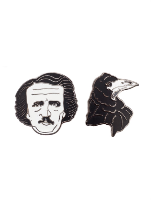 Edgar Allan Poe Raven Pins1006E