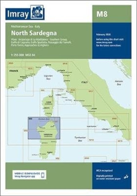 Imray Chart M8: North Sardegna