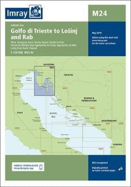 Imray Chart M24: Golfo di Trieste to Losinj and Rab