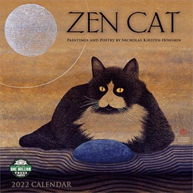 ZEN CAT SQUARE WALL CALENDAR 2022