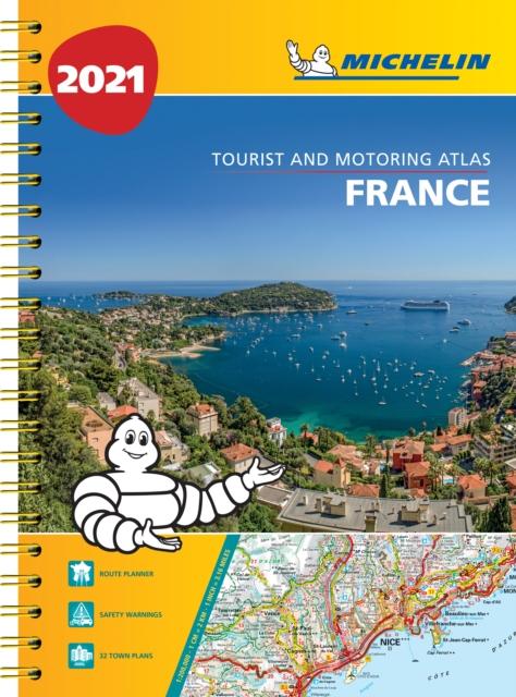 France 2021 - A3 Tourist & Motoring Atlas: Tourist & Motoring Atlas A3 spiral