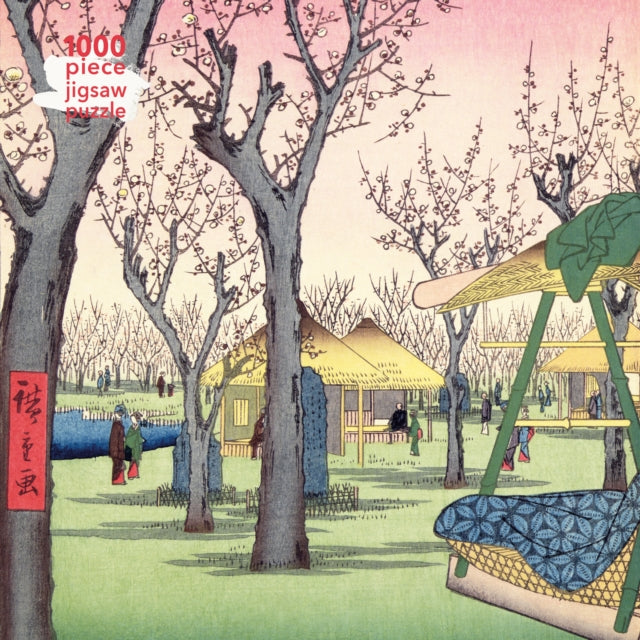 Adult Jigsaw Puzzle Utagawa Hiroshige: Plum Garden: 1000-piece Jigsaw Puzzles