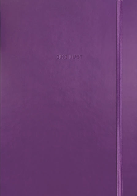 Fashion Diary Purple Soft Touch A5 Diary 2022