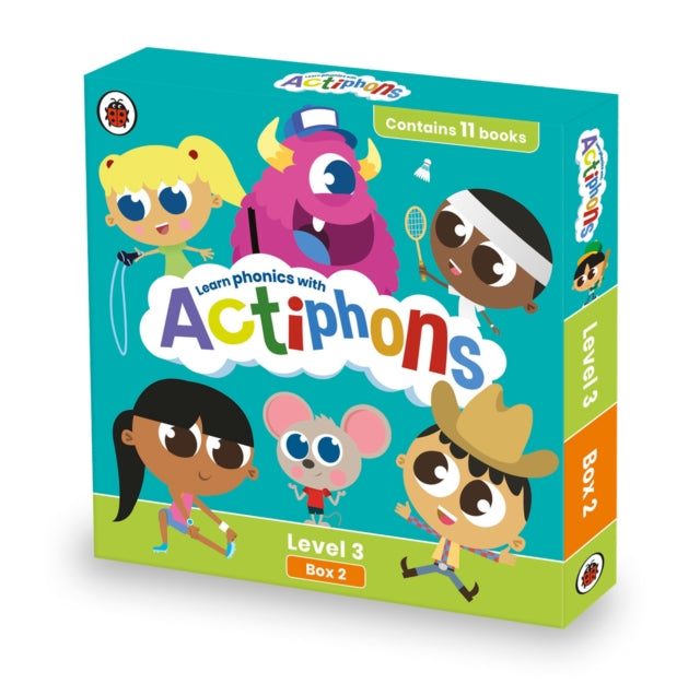 Actiphons Level 3 Box 2: Books 9-19: Learn phonics and get active with Actiphons!