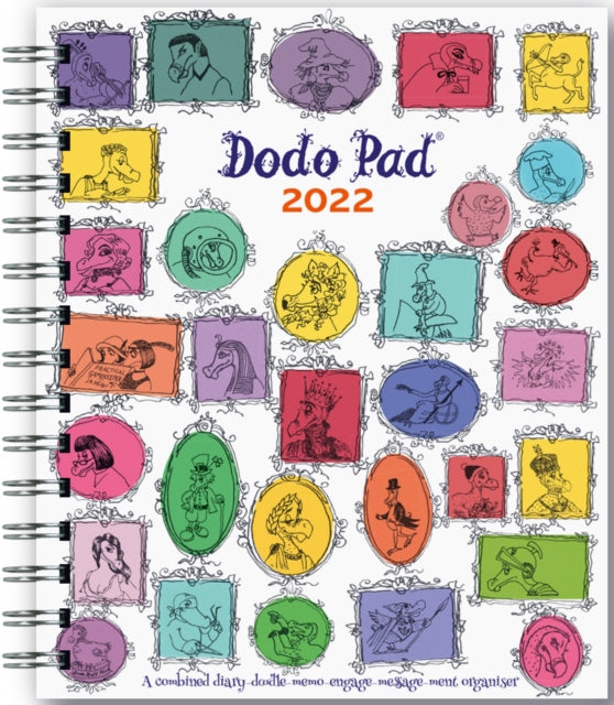 Dodo Pad Mini / Pocket Diary 2022 - Week to View Calendar Year: A Portable Diary-Doodle-Memo-Message-Engagement-Organiser-Calendar-Book with room for up to 5 people's appointments/activities