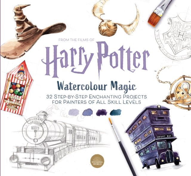 Harry Potter Watercolour Magic: 32 step-by-step enchanting projects