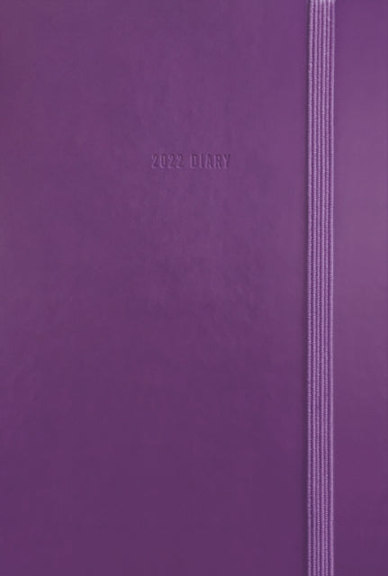 Fashion Diary Purple Soft Touch Pocket Diary 2022