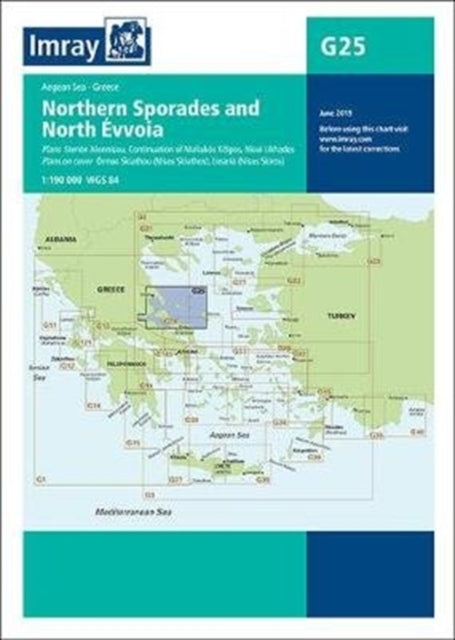 Imray Chart G25: Northern Sporades and North Evvoia