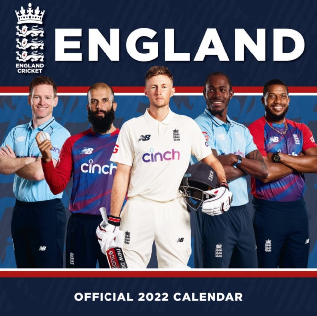Official England Cricket Square Calendar 2022